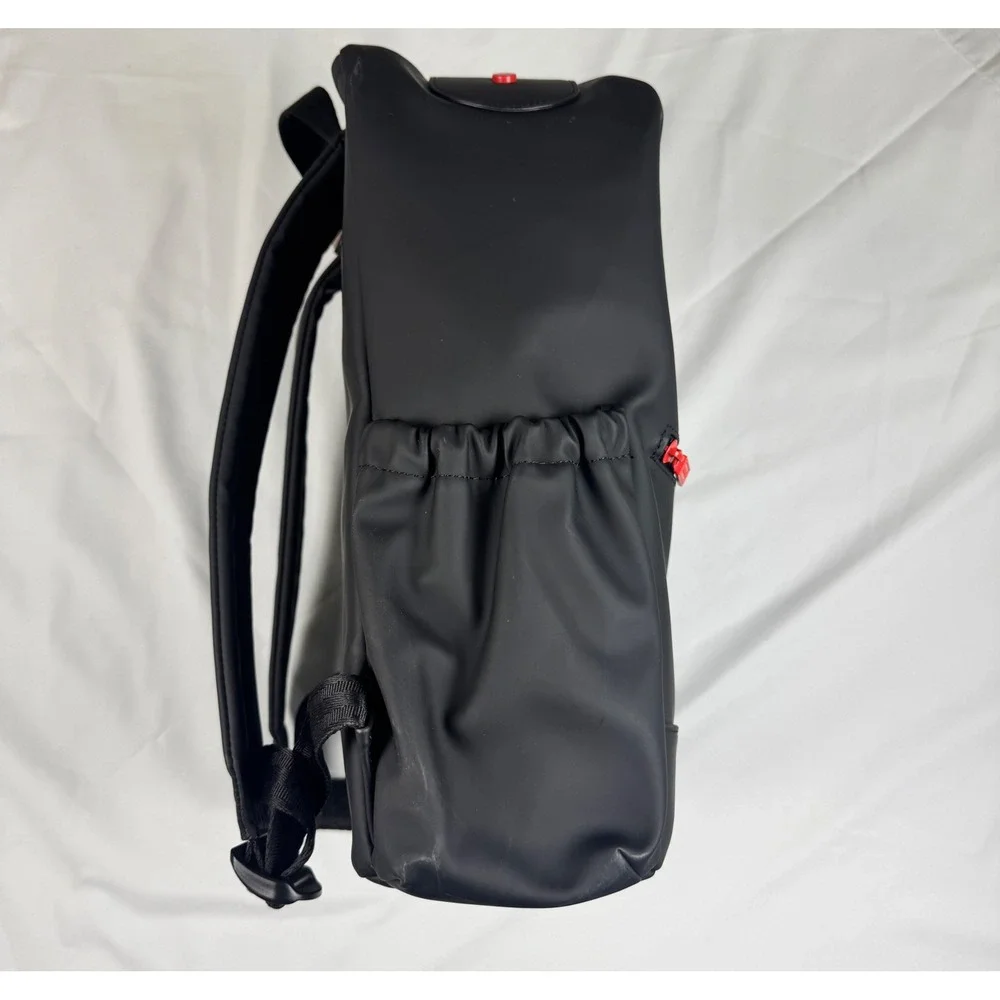 Hunter‎ Original Top Clip Backpack Black Rubberized Water Resistant Bag NEW